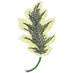 Leaves Embroidery Design 6